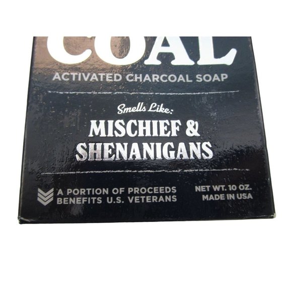 Duke Cannon Supply Co Big Ass Lump of Coal Activated Charcoal Soap New 10oz Bar - Picture 2 of 7